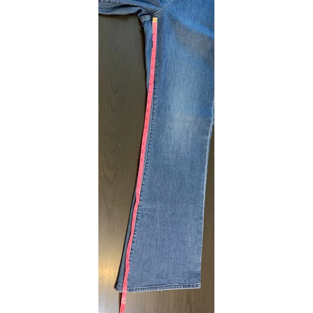 GAP Denim 70s Flare Jeans Womens Size 16/33R Blue High Rise Retro Stylish Trendy